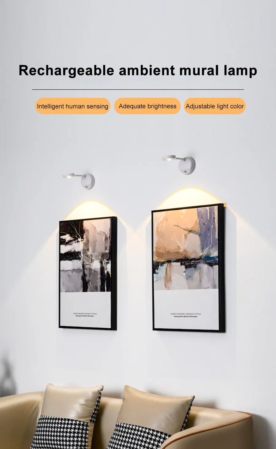 Luz Noturna Art com Sensor de Movimento LED™